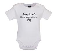 I Have Piani With My Carlino - Bambino T-Shirt / Body - Cane Cani Cagnolino Love