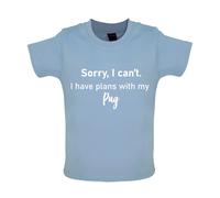 I Have Piani With My Carlino - Bambino T-Shirt / Body - Cane Cani Cagnolino Love