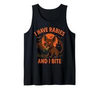 I Have Rabbia Bite Halloween Dog Dark Humor Sarcastico Canotta