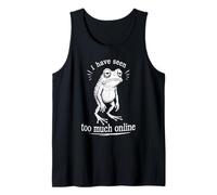 I Have Seen Too Much Online Funny Frog Meme Amphibian Humor Canotta