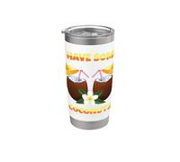 I Have Some Coconuts I Vacation Coconuts Exotic Bicchiere termico in acciaio inox doppia parete