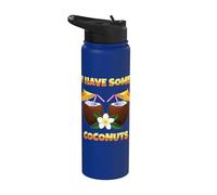 I Have Some Coconuts I Vacation Coconuts Exotic Stainless Steel Insulated Water Bottle