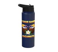 I Have Some Coconuts I Vacation Coconuts Exotic Stainless Steel Insulated Water Bottle