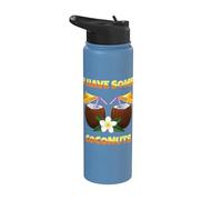 I Have Some Coconuts I Vacation Coconuts Exotic Stainless Steel Insulated Water Bottle