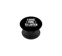I Have Time to Listen - Nastro verde per la consapevolezza della salute mentale PopSockets PopGrip Adesivo