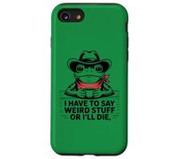 I have to say weird stuff divertente cowboy rana Custodia per iPhone SE (2020) / 7/8