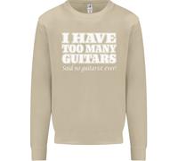 I Have Too Molti Chitarre Said No Chitarrista Ever Uomo Felpa Maglione