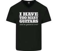 I Have Too Molti Chitarre Said No Chitarrista Ever Uomo V-Neck Cotone T-Shirt