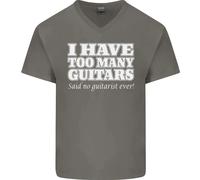 I Have Too Molti Chitarre Said No Chitarrista Ever Uomo V-Neck Cotone T-Shirt