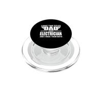 I Have Two Titles Dad And Electrician Funny Father PopSockets PopGrip per MagSafe
