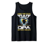 I Have Two Titles Dad And Opa Funny for Father Canotta