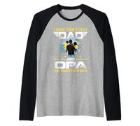 I Have Two Titles Dad And Opa Funny for Father Maglia con Maniche Raglan