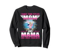 I Have Two Titles Mom And Mama for Mothers Day Felpa