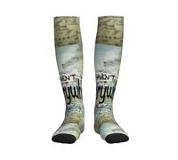 I Haven'T Been Everywhere But Its On My List Calze Contenitive Calze Antitrombo Traspiranti Compression Socks Per Circolazione Supporto Giri In Bici Atletica 1 Paio 50Cm