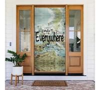 I Haven't Been Everywhere - Decorazioni decorative per porte per interni ed esterni, primavera/estate/autunno/inverno, decorazioni natalizie di Halloween
