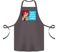 I Havent Visto Lui Pesca Divertente Pescatore Cotone Grembiule 100% Biologico