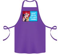 I Havent Visto Lui Pesca Divertente Pescatore Cotone Grembiule 100% Biologico