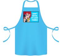 I Havent Visto Lui Pesca Divertente Pescatore Cotone Grembiule 100% Biologico