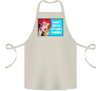 I Havent Visto Lui Pesca Divertente Pescatore Cotone Grembiule 100% Biologico