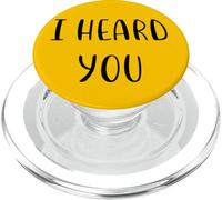 I heard you Idea divertente White Lie Party PopSockets PopGrip per MagSafe