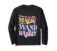 I Heard You Like Magic I Got A Wand A Rabbit Maglia a Manica