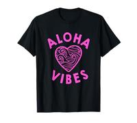 I Heart Aloha Vibes Ondulato Hawaii Maglietta