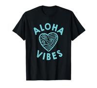 I Heart Aloha Vibes Ondulato Hawaii Maglietta
