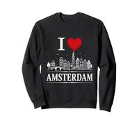 I Heart Amsterdam I Love Amsterdam Souvenir Felpa