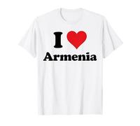 I Heart Armenia Love Country Souvenir Themed Stuff Maglietta
