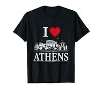 I Heart Athens I Love Athens Souvenir Maglietta