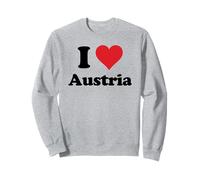 I Heart Austria Love Country Souvenir Themed Stuff Felpa