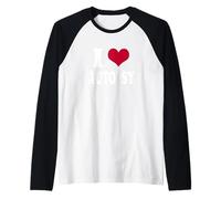 I Heart Autopsy Maglia con Maniche Raglan