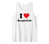 I Heart Bangladesh Love Country Souvenir Themed Stuff Canotta