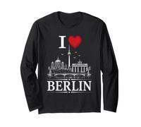 I Heart Berlin I Love Berlin Souvenir Maglia a Manica