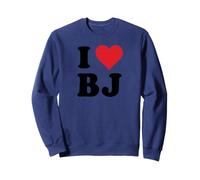 I Heart BJ Initials I Love B.J. First And Last Name B J Felpa