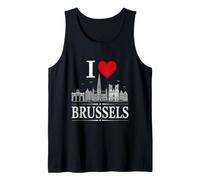 I Heart Brussels I Love Brussels Souvenir Canotta