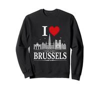 I Heart Brussels I Love Brussels Souvenir Felpa