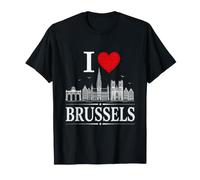I Heart Brussels I Love Brussels Souvenir Maglietta