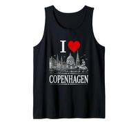 I Heart Copenhagen I Love Copenhagen Souvenir Canotta