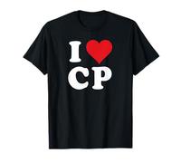 I Heart CP Initials I Love C.P. First And Last Name C P Maglietta