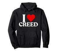 I Heart Creed Nome Personalizzato I Love Creed Vintage Felpa con Cappuccio