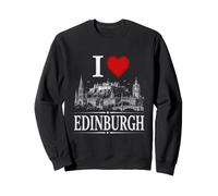 I Heart Edinburgh I Love Edinburgh Souvenir Felpa