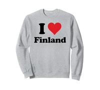 I Heart Finland Love Country Souvenir Themed Stuff Felpa