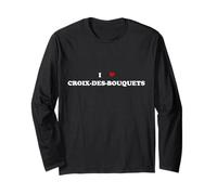 I Heart Haiti City - Amo Croix-des-Bouquets Maglia a Manica