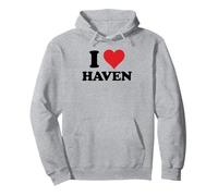 I Heart Haven First Name I Love Personalized Stuff Felpa con Cappuccio