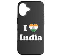 I Heart India Indian I Love India Custodia per iPhone 16