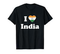 I Heart India Indian I Love India Maglietta