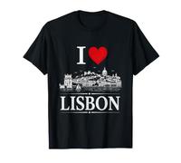 I Heart Lisbon I Love Lisbon Souvenir Maglietta