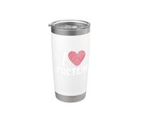 I Heart Love Protein Bicchiere termico in acciaio inox doppia parete