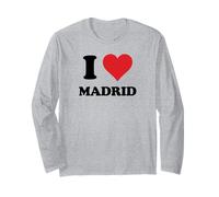 I Heart Madrid First Name I Love Personalized Stuff Maglia a Manica